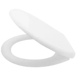 Aloni WC Sitz Toilettendeckel mit Softclose Absenkautomatik Weiß