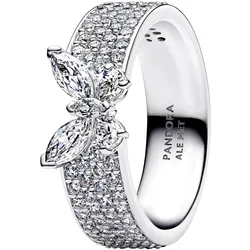 Pandora 194270C01 Damen-Ring Funkelnder Schmetterling breit Silber, 54/17,2