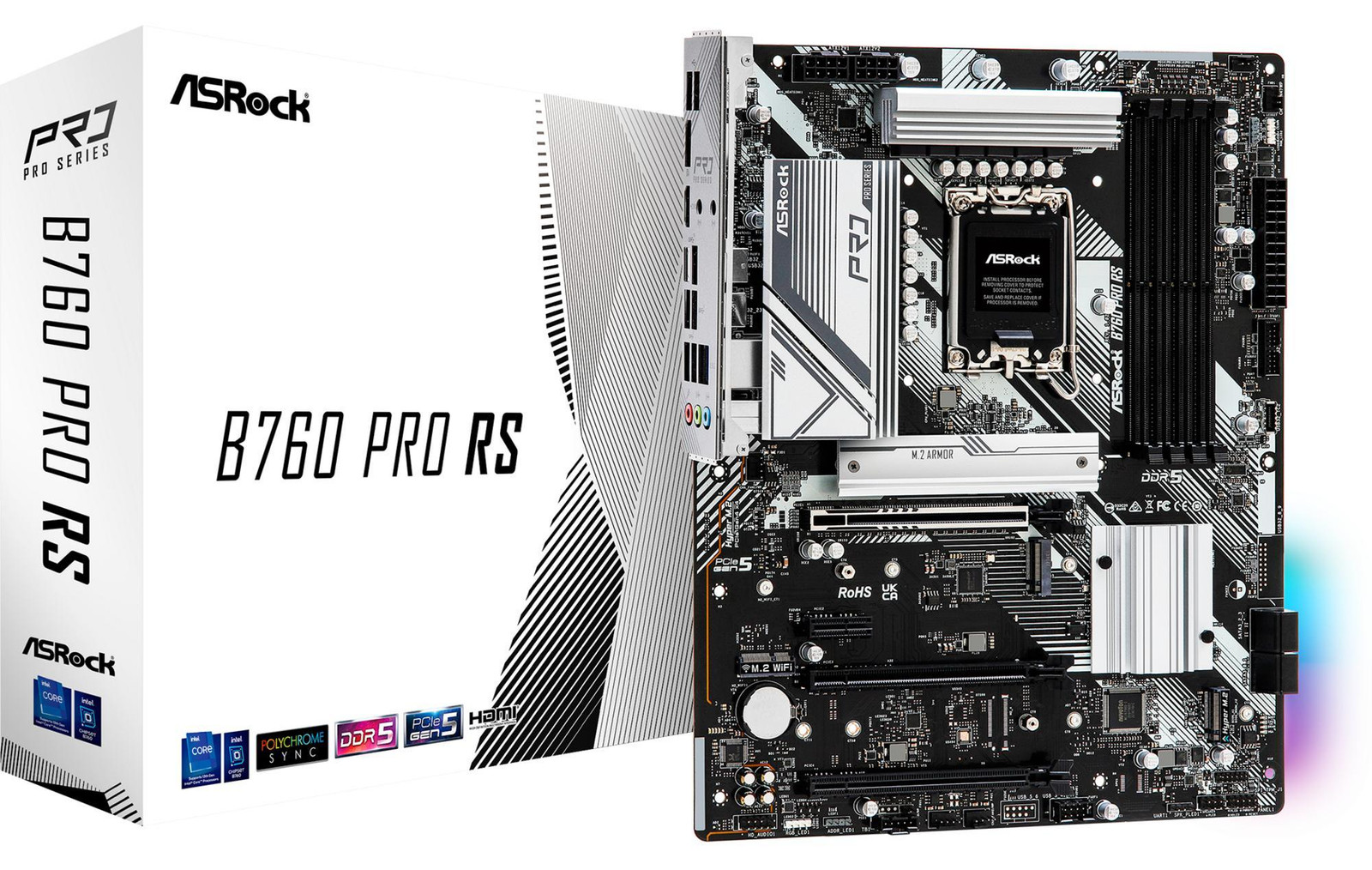 ASRock B760 PRO RS Intel B760 LGA 1700 ATX moederbord