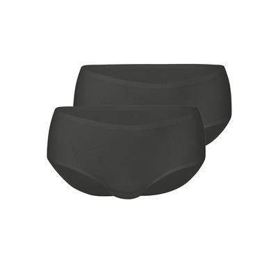 Hipster ANITA "2er Pack Hipster Essential", Damen, Gr. SM, Stoff, schwarz, Stoff, Obermaterial: 80% Polyamid PA. 20% Elasthan EL., Unterhosen