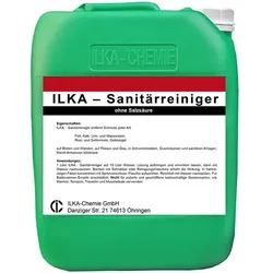 Sanitärreiniger ILKA 10 L ohne Salzsäure, entfernt Schmutz jeder Art