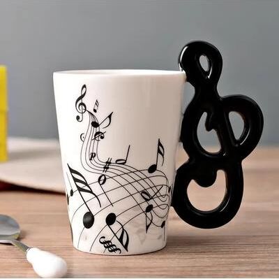 Uplift Essentials Novelty Music Note Ceramic Coffee Mugs style 14