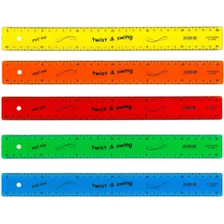 DUX, Lineal, Twist & Swing (30 cm, Kunststoff)