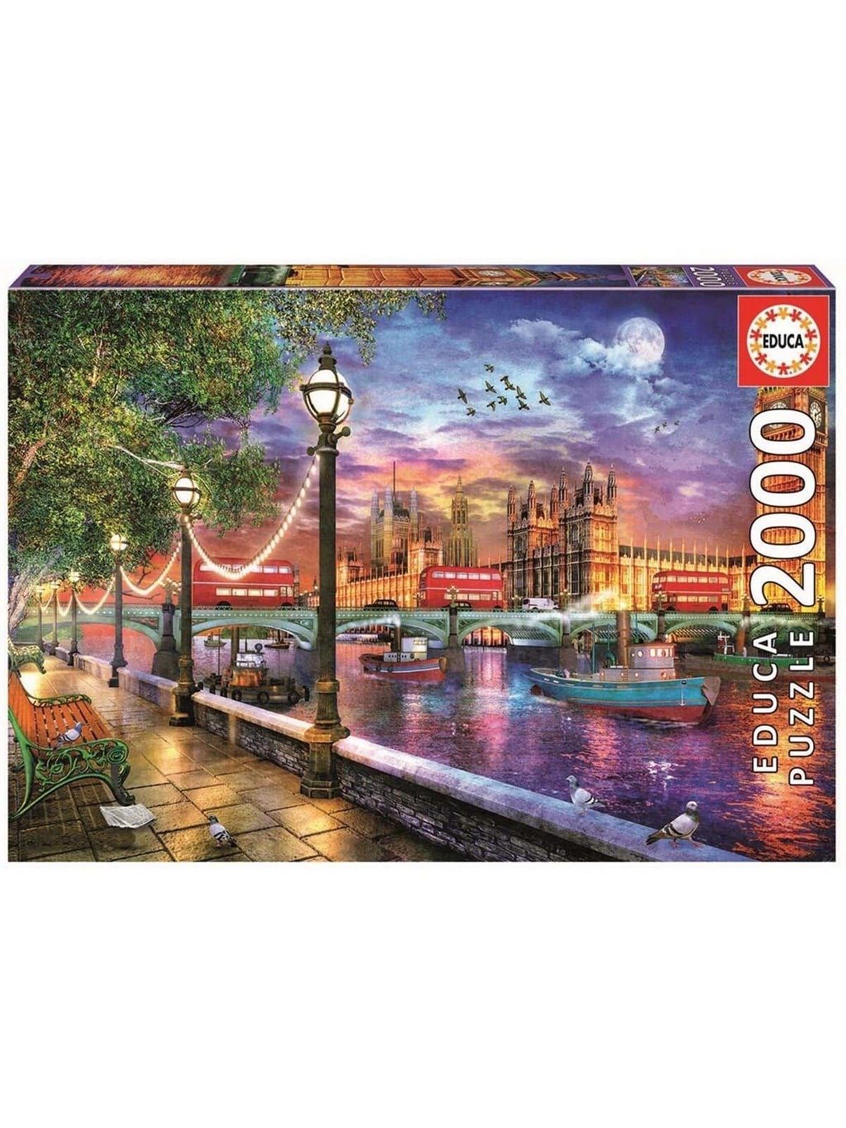 Educa 2000 London Sunset Puzzle 3D Puzzle
