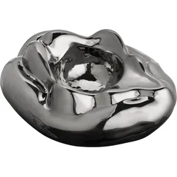 Skulptur Snippan 5 cm, platinfarben