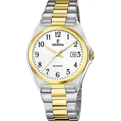 Festina Quarz Herren Klassik F20554/1 - weiß,Multi - 40mm