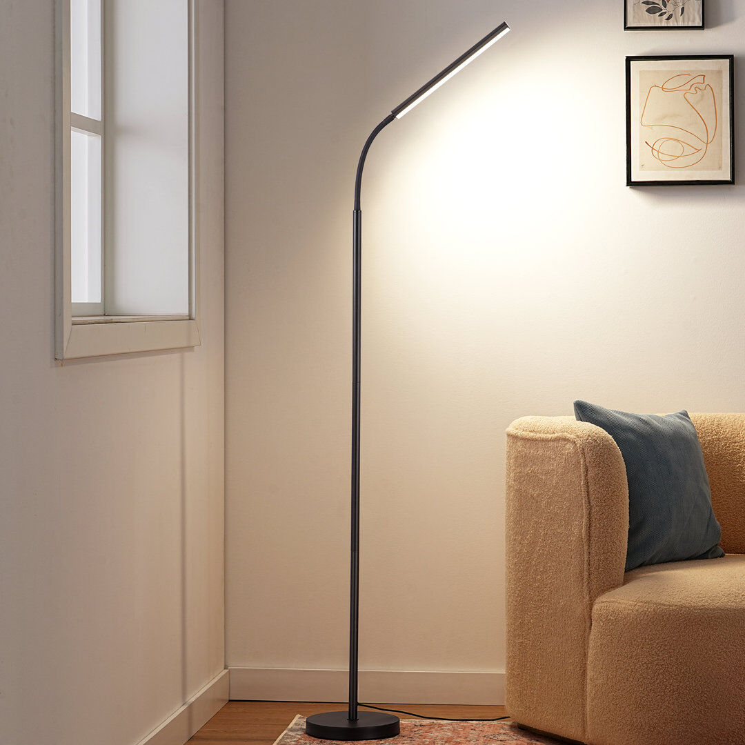 Metro 165 H cm Powder Coated Task Floor Lamp Powder Coated 165cm H X 20cm W X 20cm D