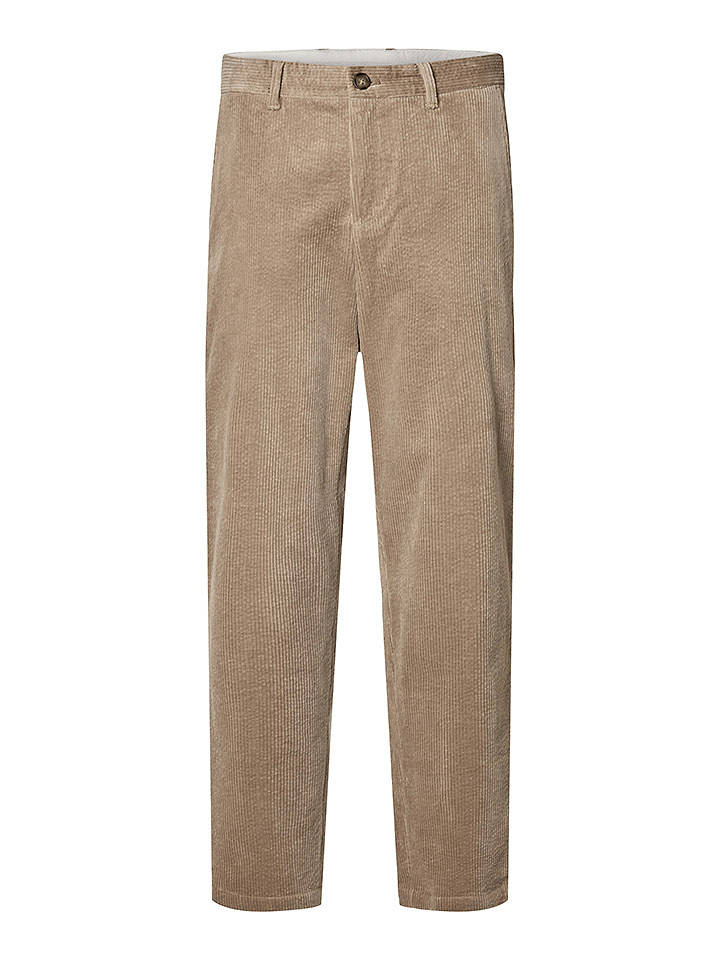 SELECTED HOMME Cordhose in Beige - W31/L34
