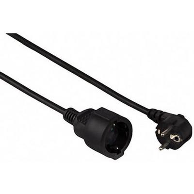 hama 00047869 Schutzkontakt-Verlängerungskabel 'Profi', 3 m, Schwarz