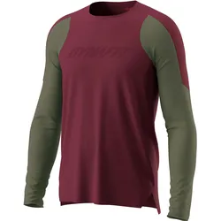 Dynafit, Herren, Velotrikot, Ride Langarmshirt Herren (S), Rot, Violett, S