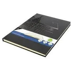 Kangaro, Heft + Block, Skizzenbuch Creme A5 80 Blatt 140 Gramm (A5, Blanko, Harter Einband)