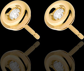 Edenly Ohrstecker Kelch in Gelbgold