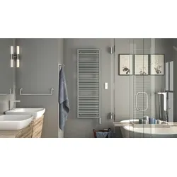 Zehnder Design-Heizkörper Universal, 1935 x 605 mm, Cream, elektrisch, Heizstab IHC, ZU190460AZ00020 ZU190460AZ00020