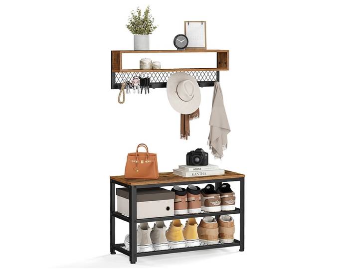 Garderobe SONGMICS HOLD 73x30x45cm vintage braun