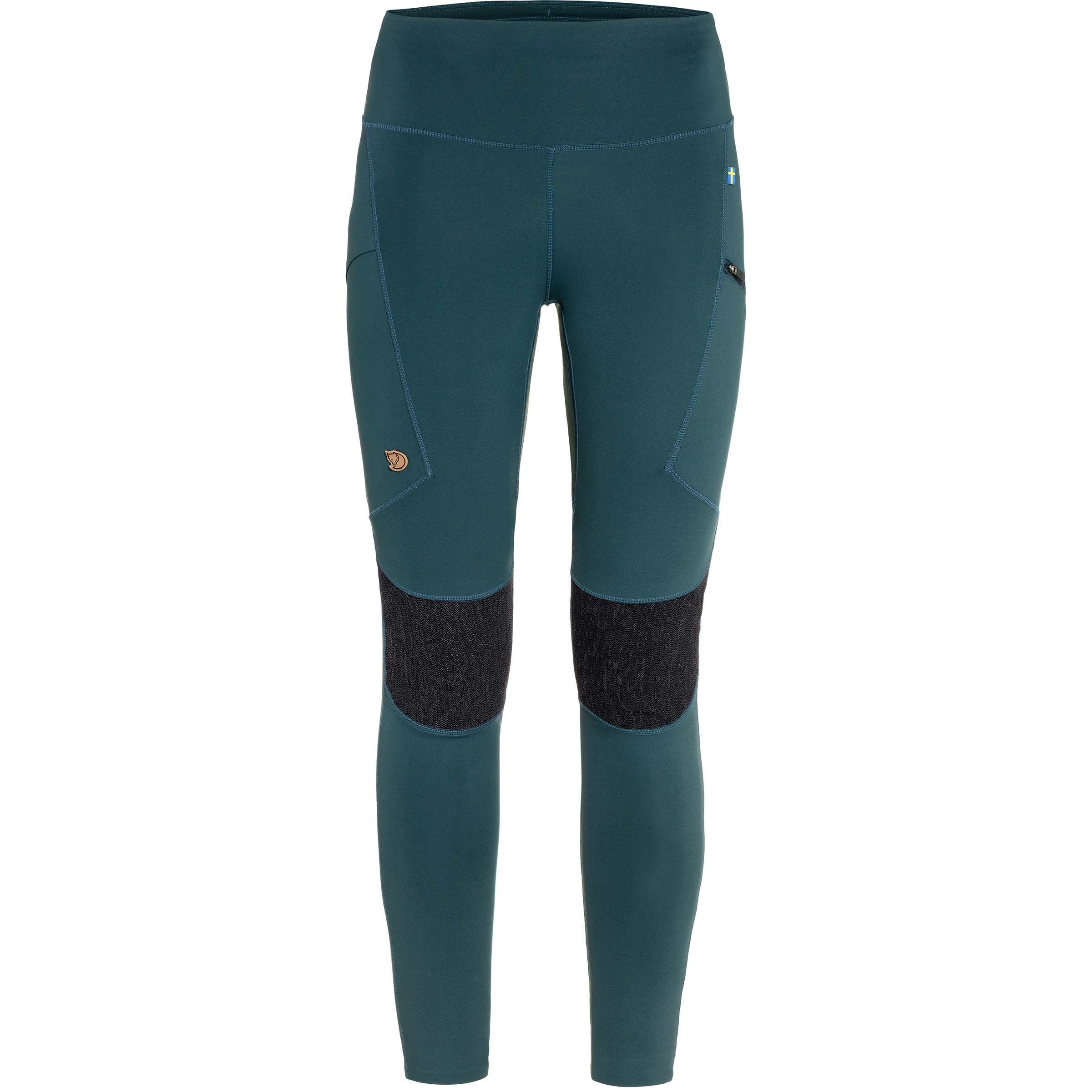Fjällräven Abisko Trekking HD Tights Damen Tights & Leggings blau Größe M Camping Windabweisend Wasserabweisend