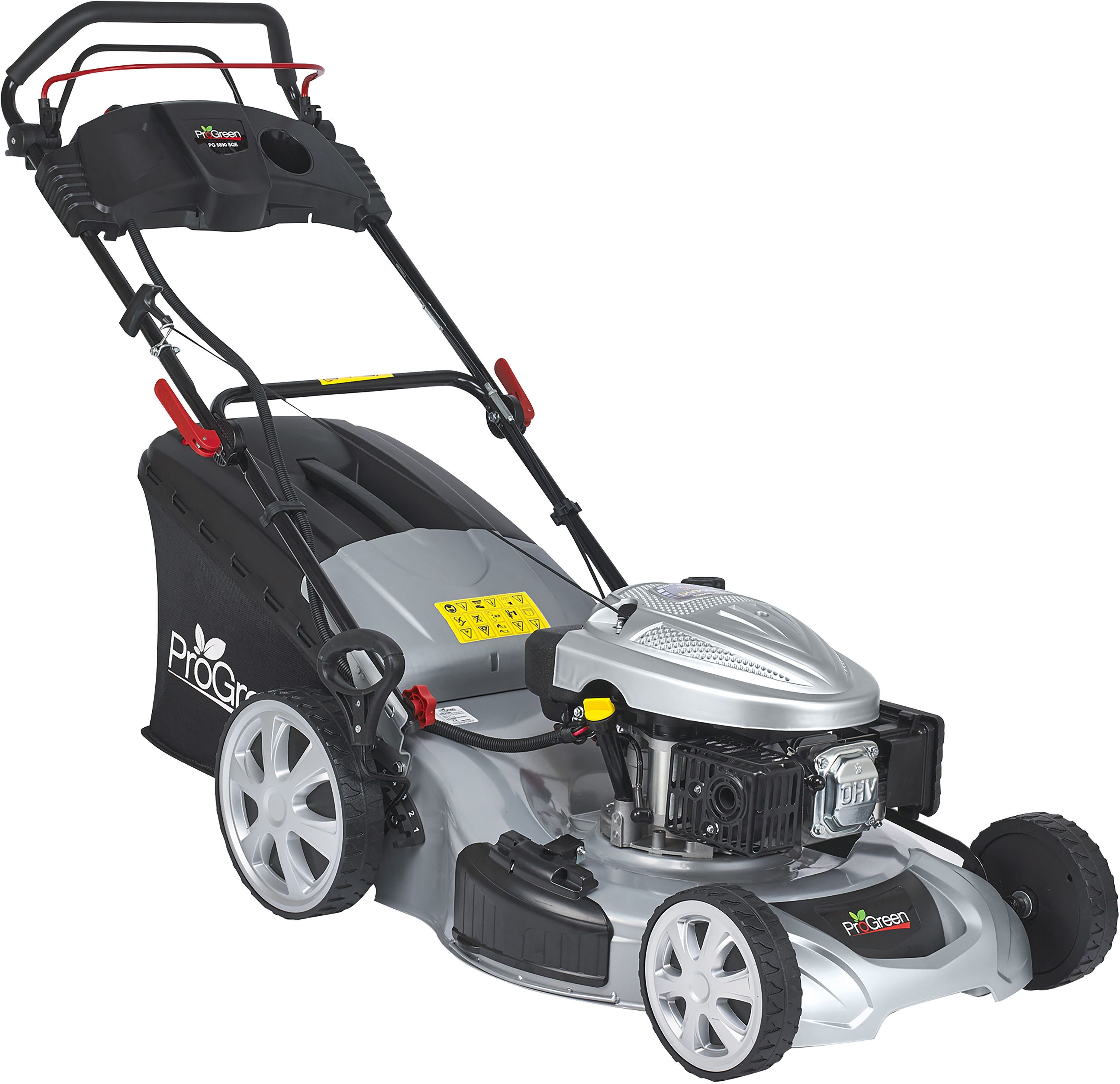 Progreen TOSAERBA SEMOVENTE 196cc  PG5890 SQE TAGLIO 56 cm 4 IN 1 AVVIAMENTO ELETTRICO 46,1kg