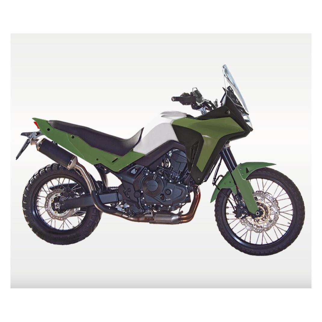 Racetech (RTECH) Revolution Gabelschützer / Stossdämpfer für Honda XL 750 Transalp '23-'25 (Schutzblech vorne) (PSALPVN0024)