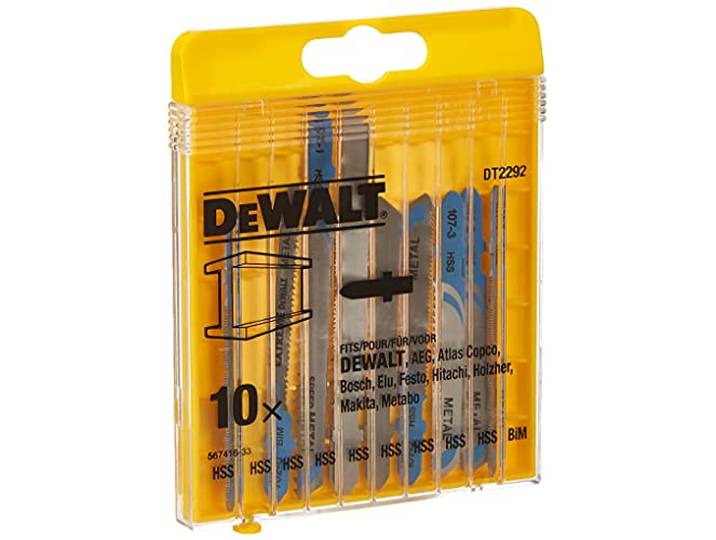 DeWalt HSS DT2292 Decoupeerzaagbladen (10-delig, voor metaal)