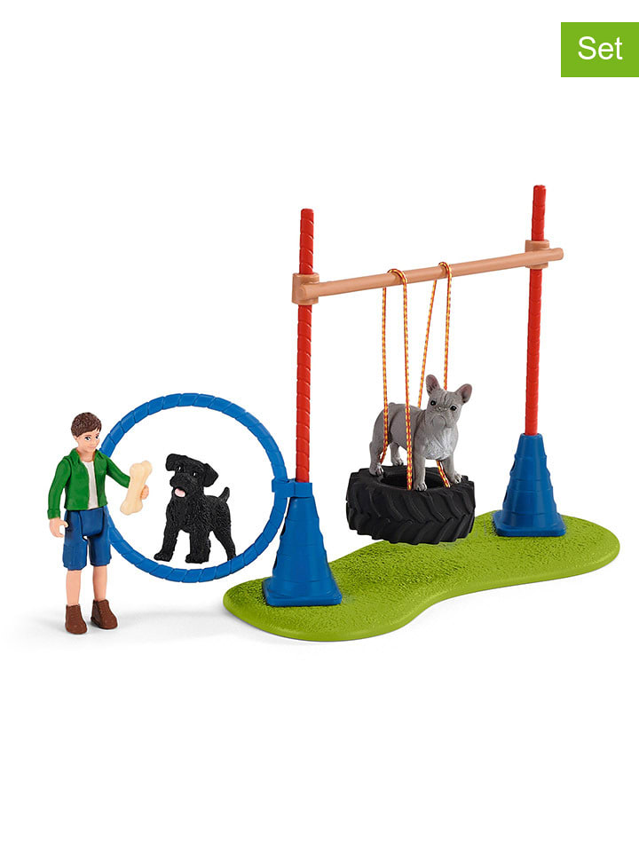 Schleich 20tlg. Spielset "Puppy Agility Training - 42536" - ab 3 Jahren - onesize