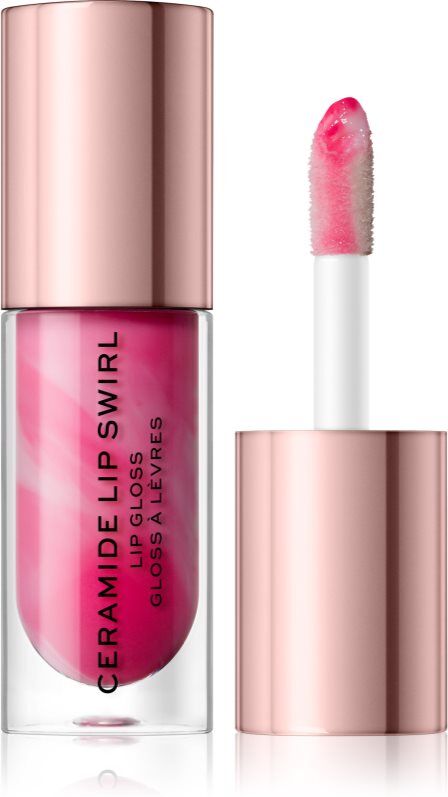 Revolution Ceramide Swirl hydrating lip gloss shade Sweet Soft Pink 4.5 ml