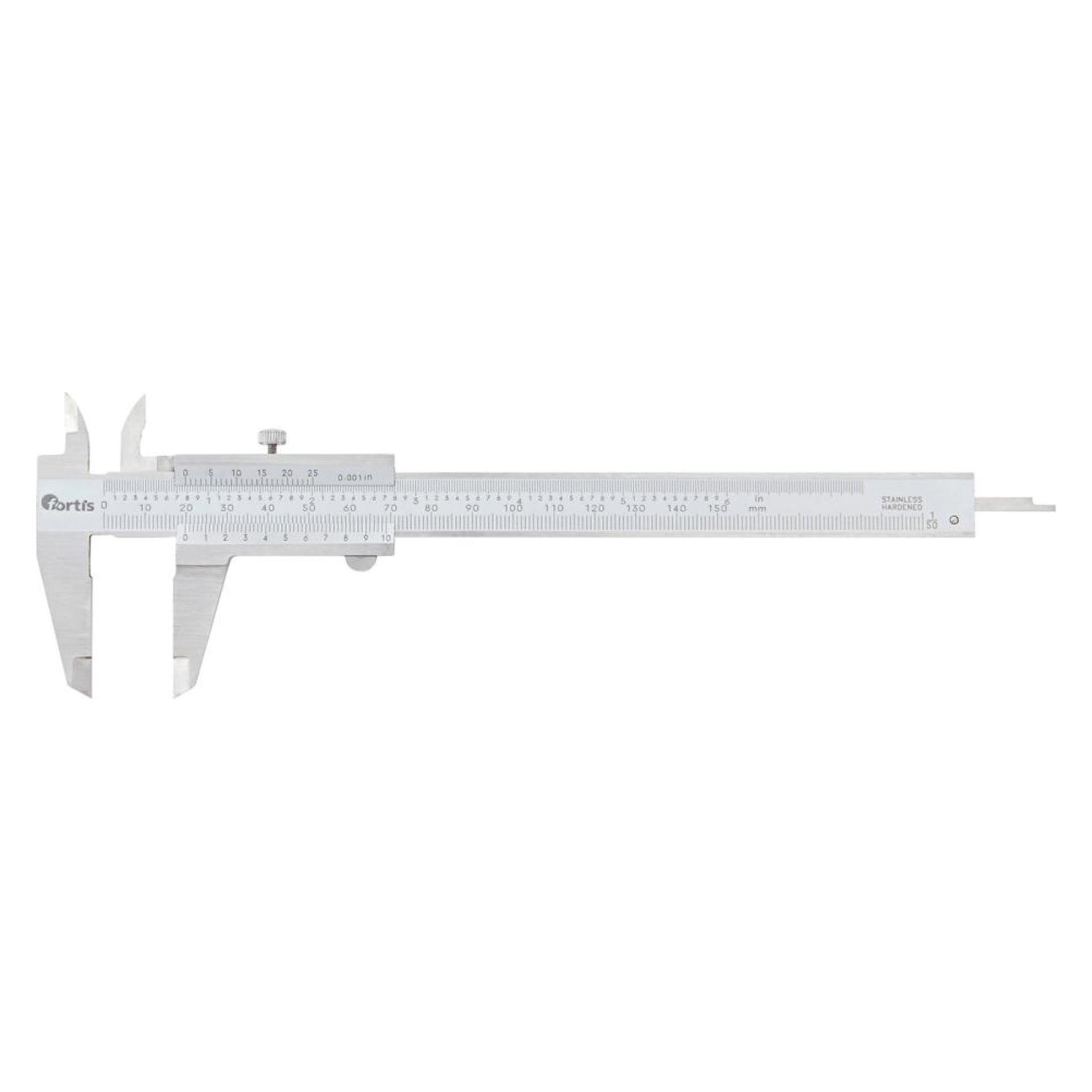 Magni Taschenmessschieber Fest- stellung 150mm 1/50 1/1000 FORTIS (15 cm) (4317784717601)
