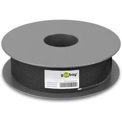 Goobay GoobayCat.7 Rohkabel Outdoor Netzwerkkabel, S/FTP (PiMF), Schwarz (S/FTP, CAT7, 100 m), Netzwerkkabel