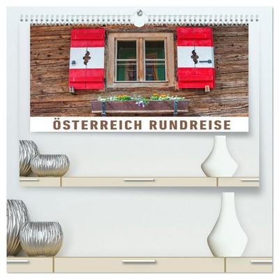 Österreich Rundreise (hochwertiger Premium Wandkalender 2026 DIN A2 quer), Kunstdruck in Hochglanz