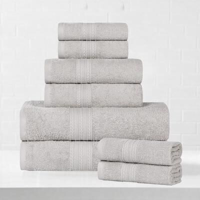 Superior Eco-Friendly Cotton 8-Piece Towel Set