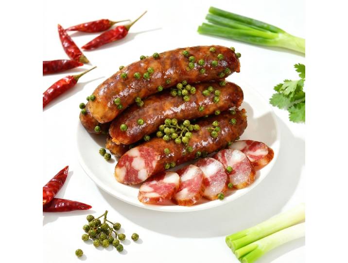 Laweiju Gedroogde worst Sichuan groene peper erg heet 260 g