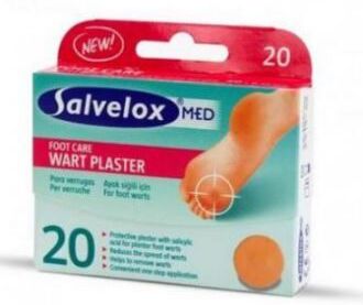 Salvelox Warts Apositos 20 Units