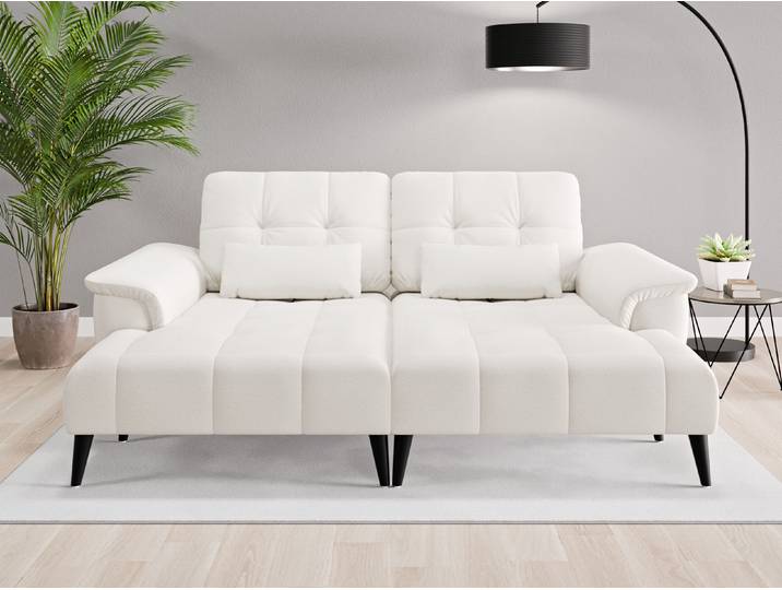 Loveseat Tokio - Beige/Braun (Cremeweiß) - Softwolle