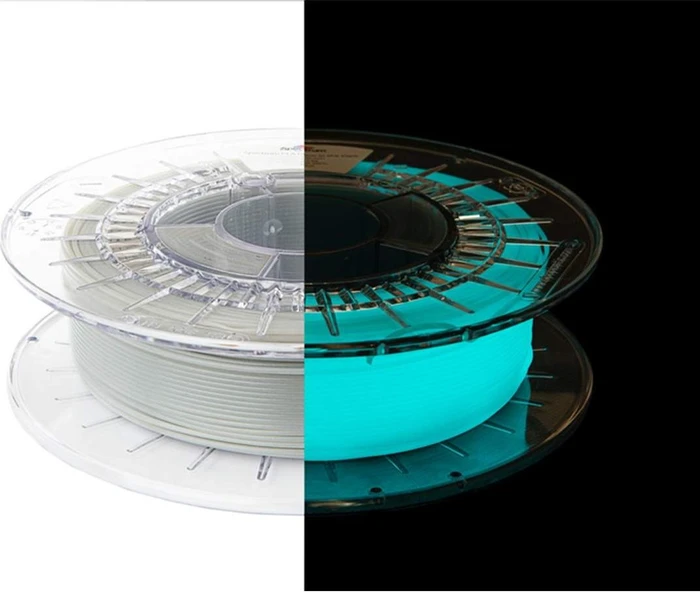 Filament Spectrum PLA Glow in the Dark 1.75mm Blue 0.5kg