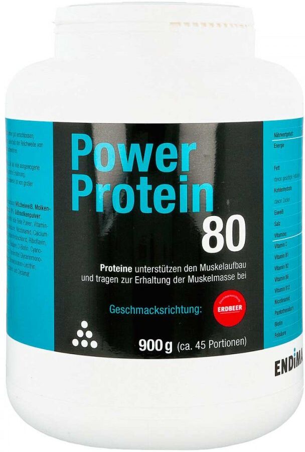 Power Protein 80 Erdbeer Pulver