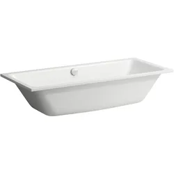 LAUFEN PRO S Einbau-Badewanne, Stahl emailliert, 1800x800x410mm, H2271800000401, Farbe: Weiß