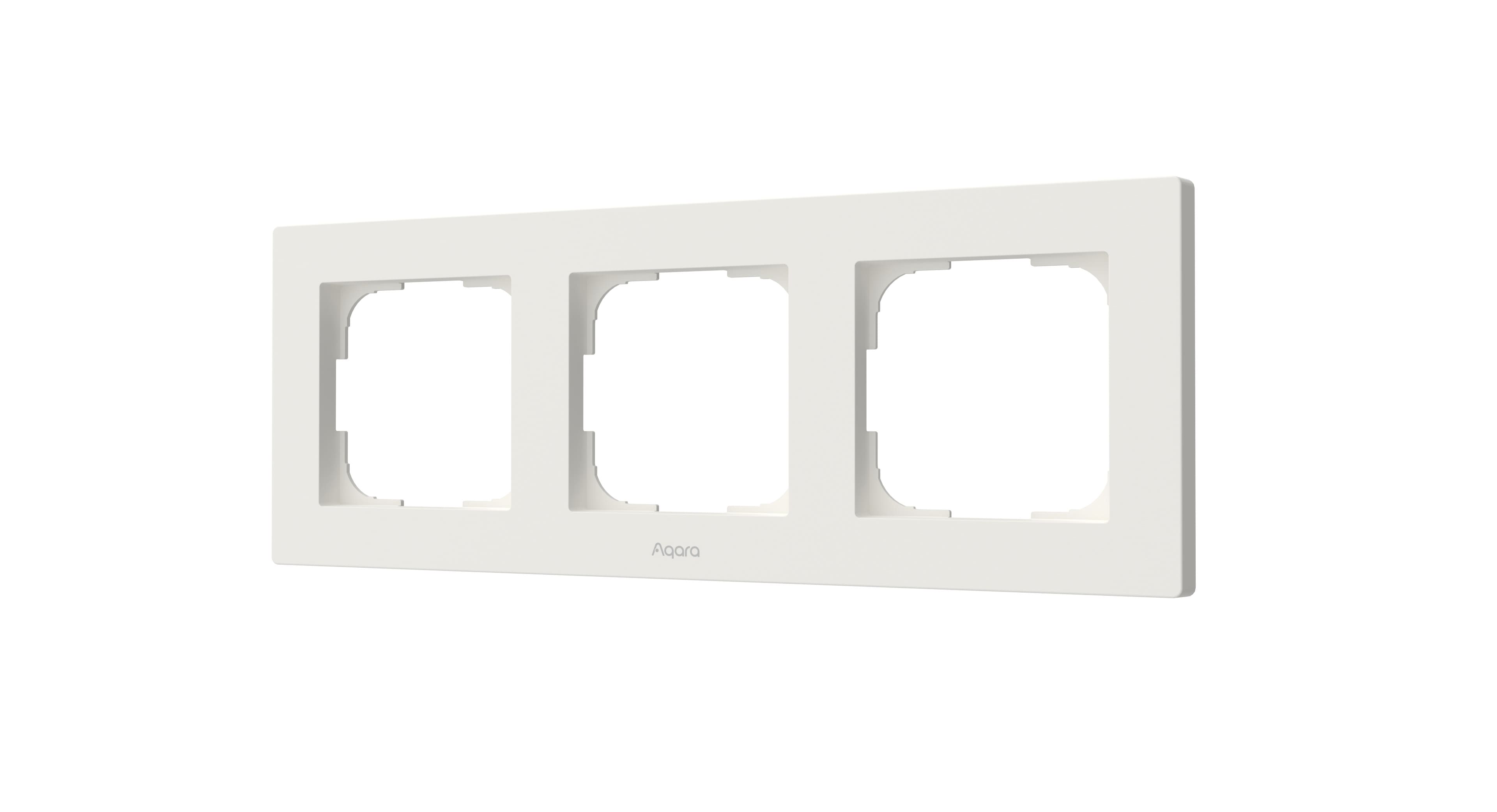 Aqara Switch Frame H2 EU (3-gang) weiß