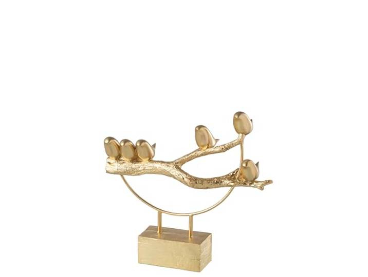 J-Line Dierenfiguur Shimmering Gold
