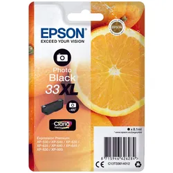 Epson Original 33XL Orange Druckerpatrone - fotoschwarz (C13T33614012)