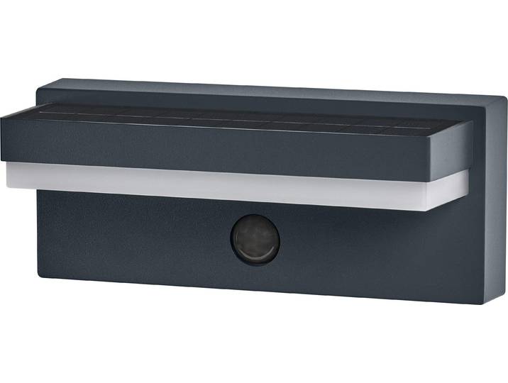 OSRAM Endura Style Solar LED Wandleuchte Robust, 2,5W, 3000K warmweiß, 180 lm, USB, PIR Sensor, 1 Monat