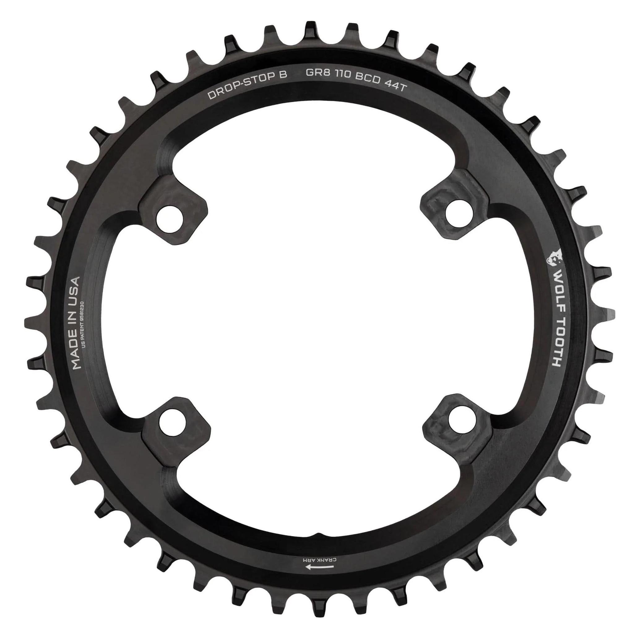 Wolf Tooth Kettenblatt Ø110mm BCD 4-Loch Shimano GRX (40) (SH11040-GR)