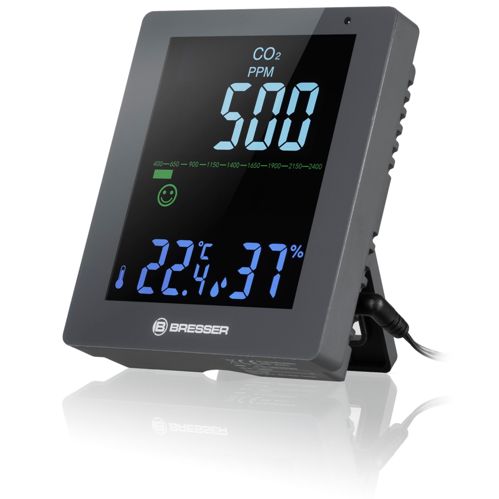 Bresser CO² Luftqualitätsmonitor grau