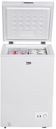 Beko CF100EWN: Congelatore Orizzontale, Statico, 98 L, 54.5 cm