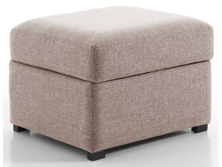 Pouf carré, Taupe clair