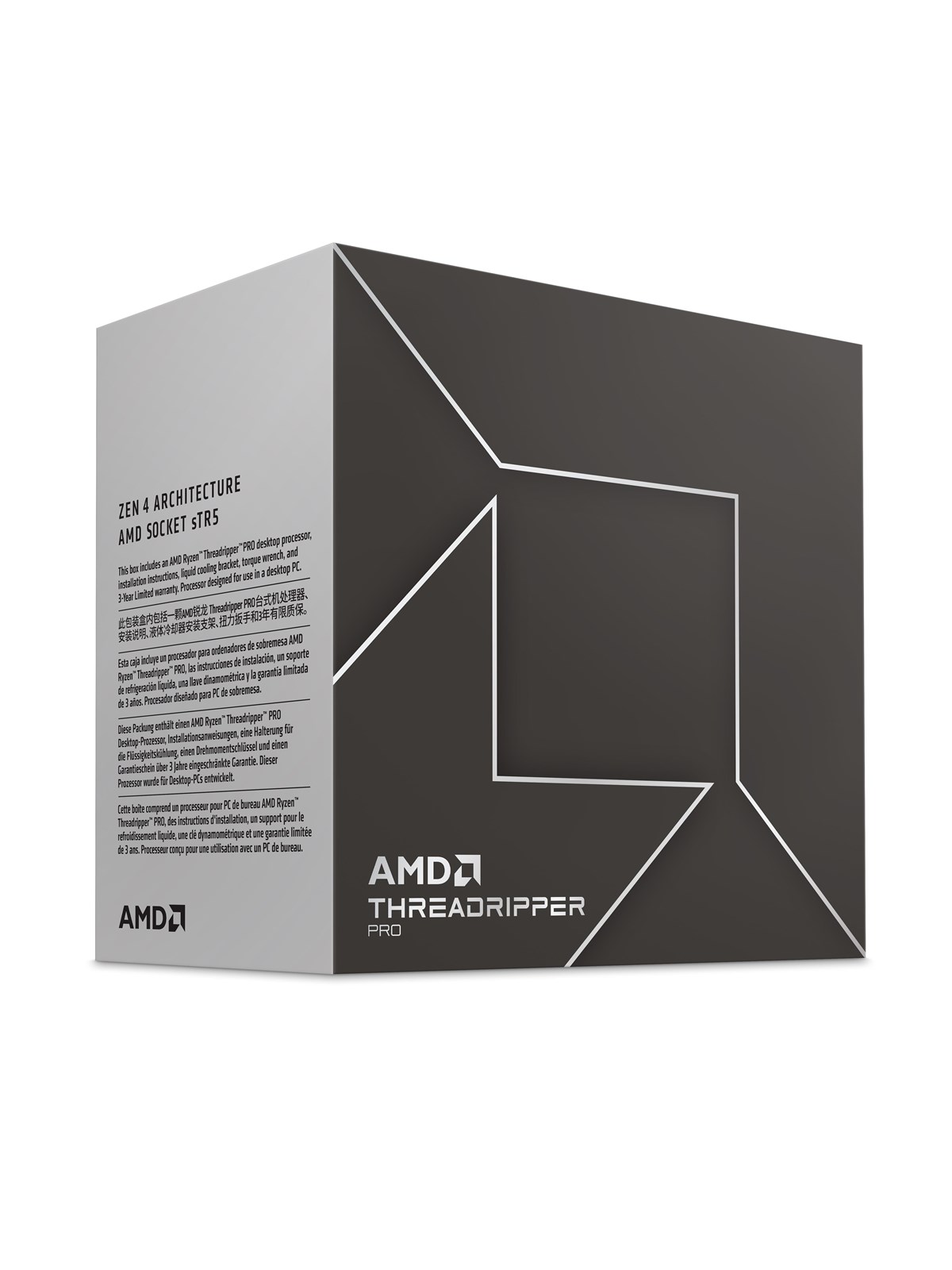 AMD Ryzen Threadripper PRO 7985WX CPU - 64 Kerne - 3.2 GHz - AMD sTR5 - AMD Boxed (ohne Kühler)