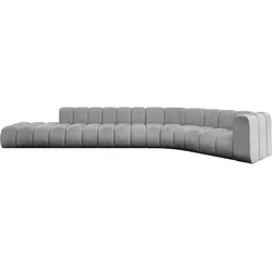 ECKSOFA modulares Sofa Tilmo-L2 - 490x194x70 cm Grau