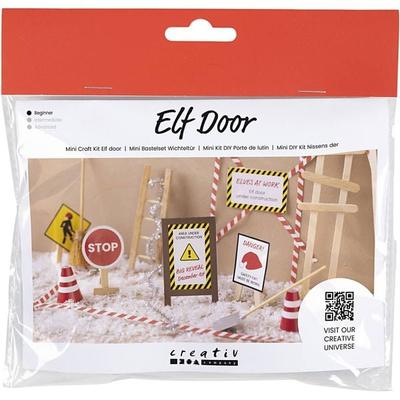 Baustelle, Mini-Kreativ-Set für Wichteltüre