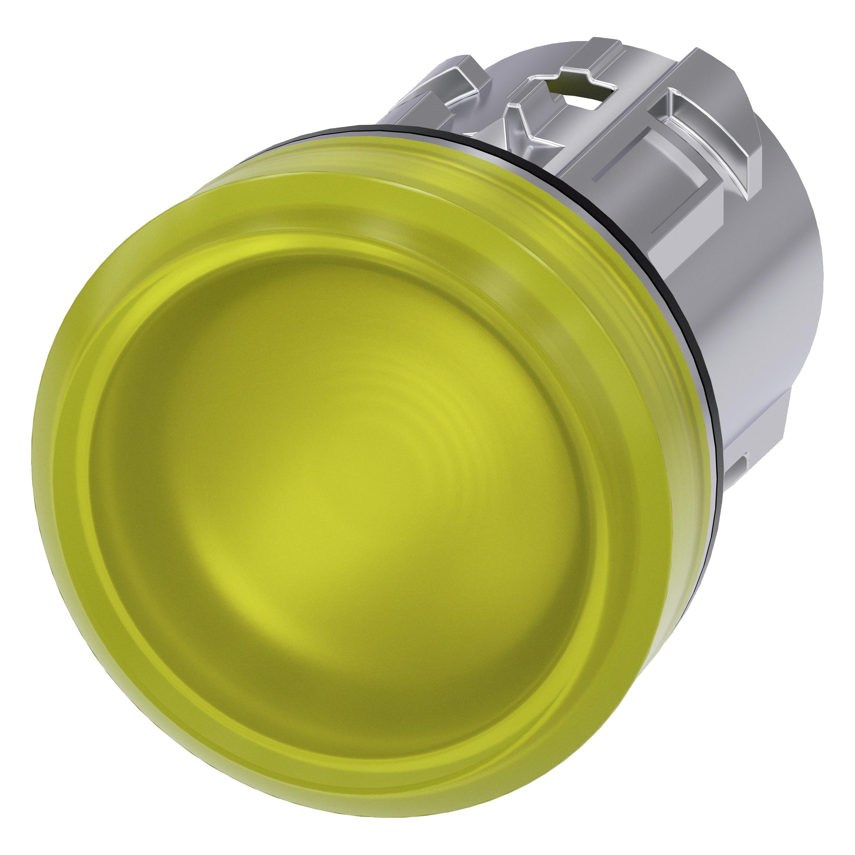 Siemens Indicator light, 22mm, round, yellow (3SU1051-6AA30-0AA0)