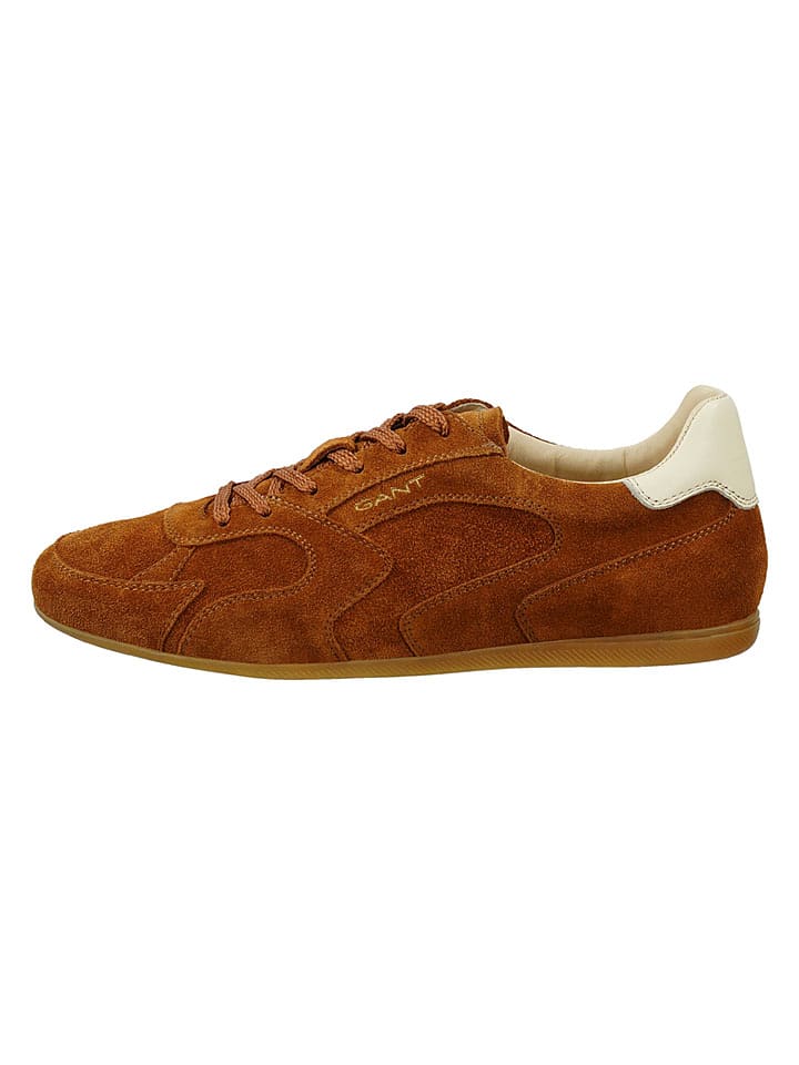 GANT Footwear Leder-Sneakers "Sperly" in Hellbraun - 37