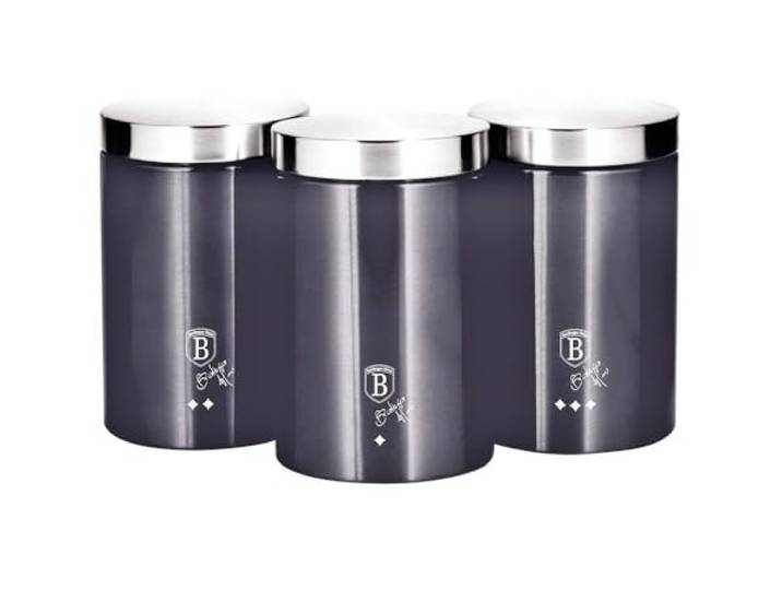 Berlinger Haus Berlinger Haus-BH/6718-3 stuks jerrycan, Carbon Pro, donker metallic grijs