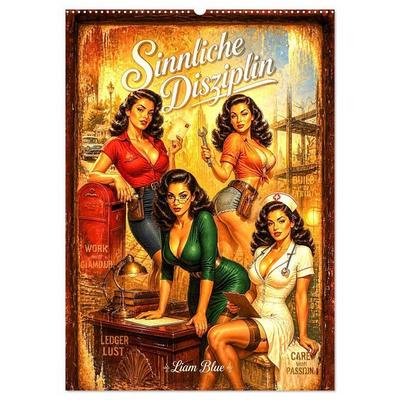 Sinnliche Disziplin (Wandkalender 2027 DIN A2 hoch), CALVENDO Monatskalender
