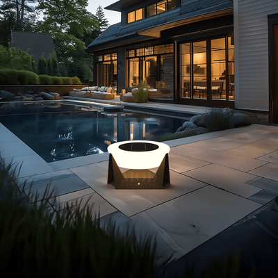 "Skye   Outdoor Solar Lamp   Warm White (3000k) / 7"" x 4""   Outdoor Lighting   MOD LIGHTING"